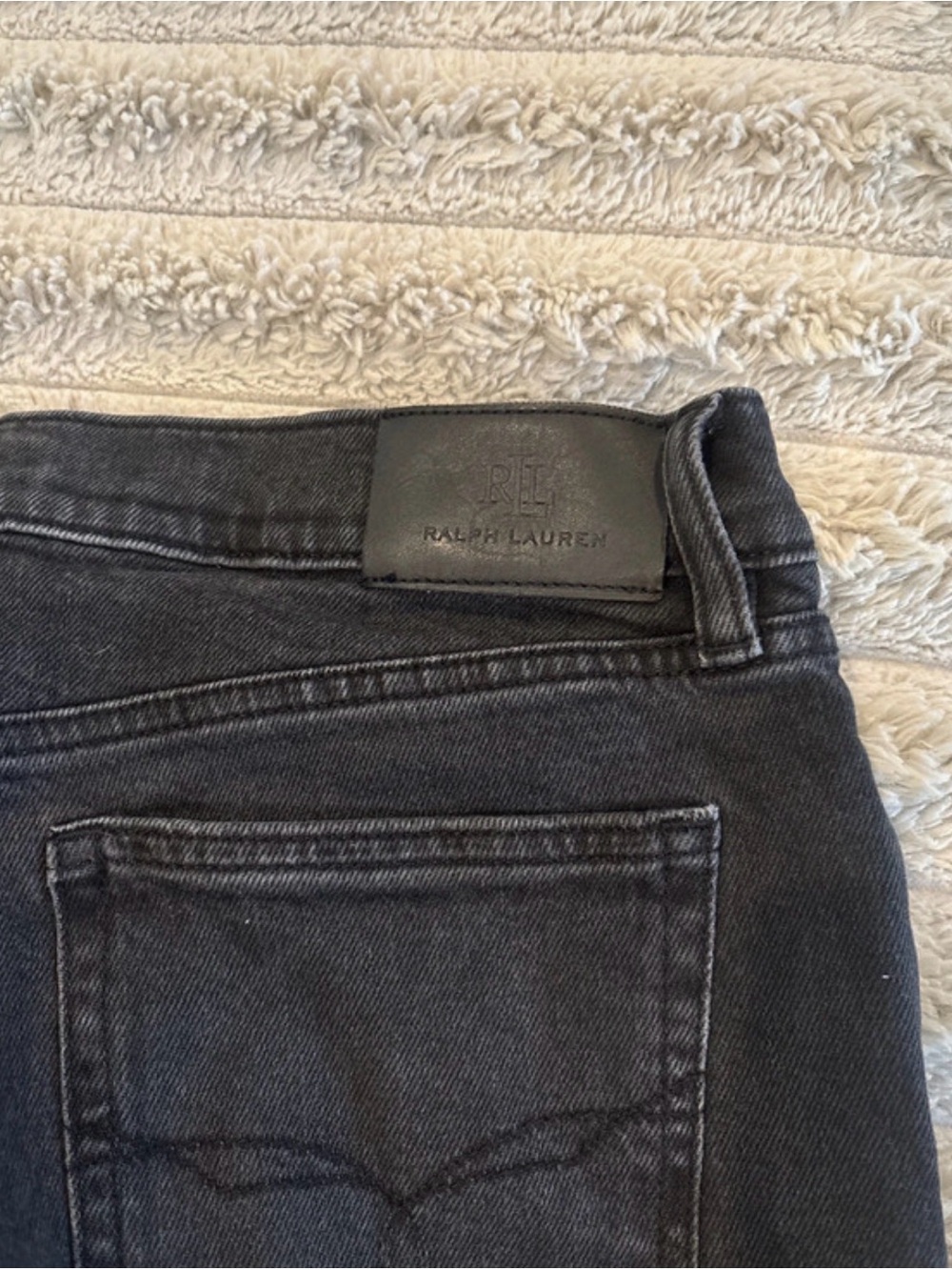 Lauren Ralph Lauren‎ Black Straight-Leg Jeans - Picture 4 of 9